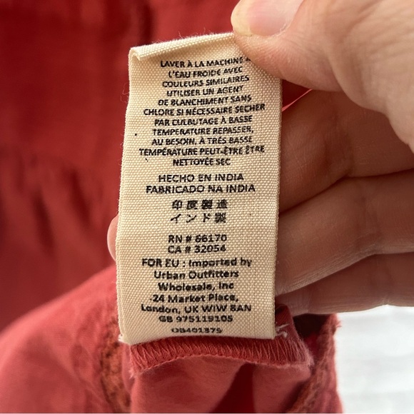 Free People Women's Far From Heaven Romper in Coral Red - Picture 13 of 16